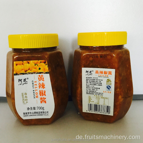 Industrielle automatische Chili -Paste -Produktionslinie